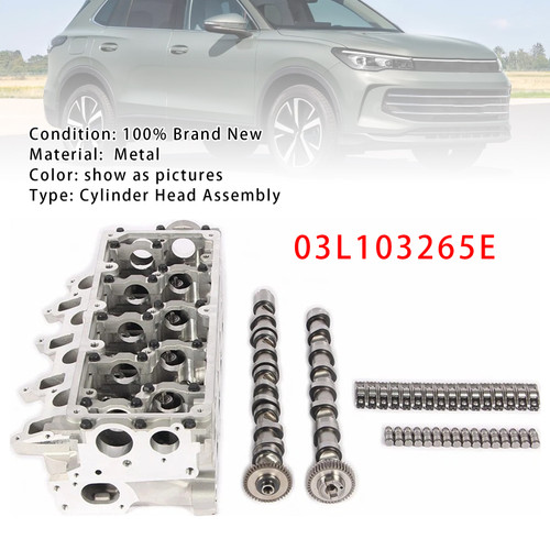Cylinder Head Assembly 03L103265E For VW Amarok Crafter 2.0TDI