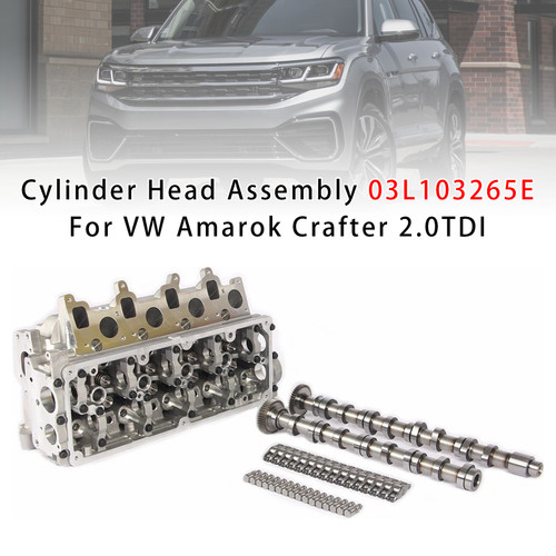 Cylinder Head Assembly 03L103265E For VW Amarok Crafter 2.0TDI