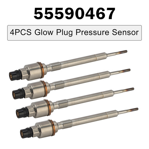 4PCS Glow Plug Pressure Sensor 55590467 for Vauxhall Astra Insignia 2.0CDTi