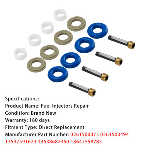 Fuel Injector Seal O-Ring 0261500073 0261500494 Fit Mini Cooper 1.6 2010-2016