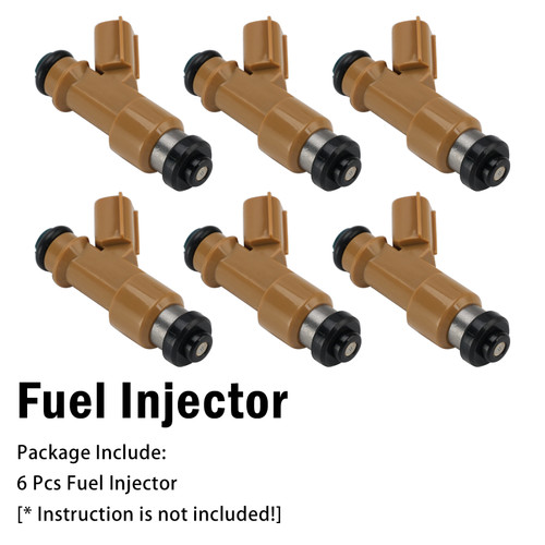 6Pcs Fuel Injector For Toyota 4REIZ GRX12 GRS18 2005-2010 23250-0P050