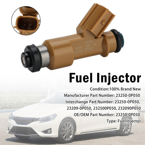 1Pcs Fuel Injector For Toyota 4REIZ GRX12 GRS18 2005-2010 23250-0P050