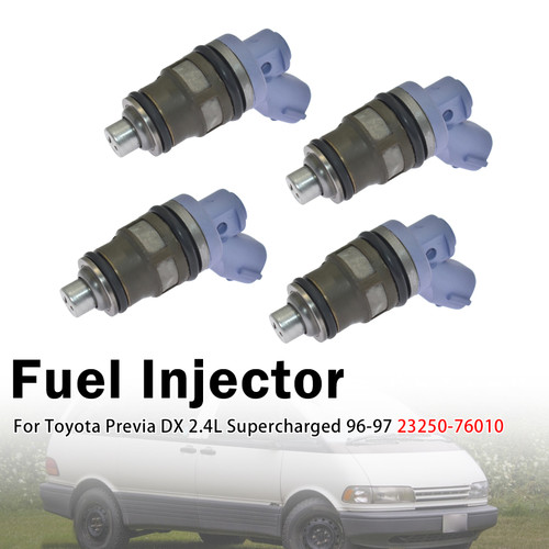 4Pcs Fuel Injector For Toyota Previa DX 2.4L Supercharged 96-97 23250-76010