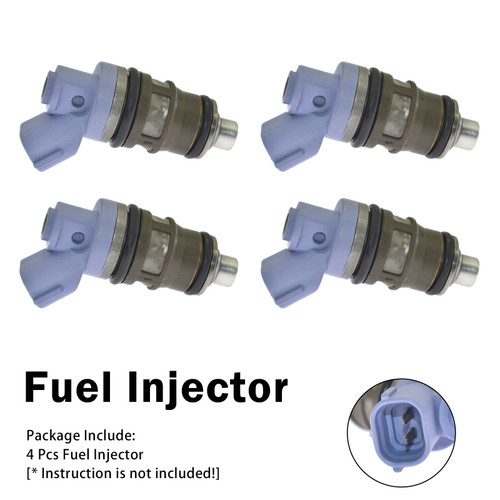 4Pcs Fuel Injector For Toyota Previa DX 2.4L Supercharged 96-97 23250-76010