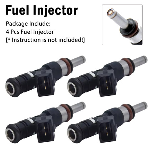 4Pcs Fuel Injector For BMW M5 E60 E61 M6 E63 E64 5.0L 2004-2010 0280158036