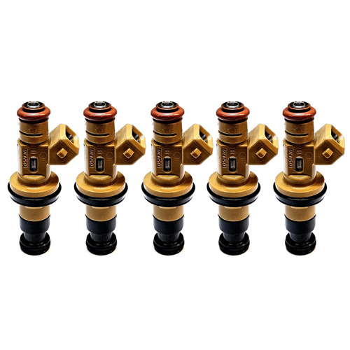5Pcs Fuel Injector For Volvo S70 V70 2.4L L5 1999 9125821 195500-3460