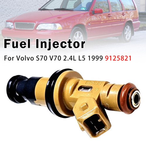 1Pcs Fuel Injector For Volvo S70 V70 2.4L L5 1999 9125821 195500-3460