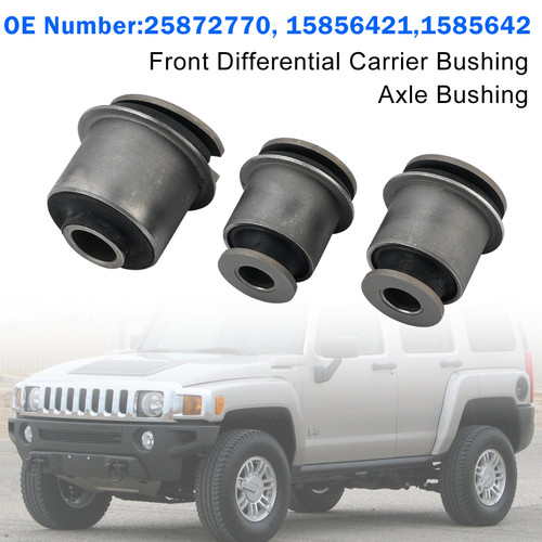 3Pcs Bushing Mount Frame Brace 96401-EZ70B For Hummer H3 H3T 2006-2010