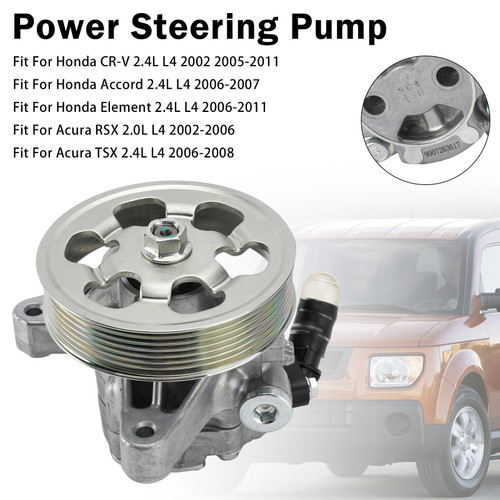 Power Steering Pump For Honda Accord 2006-2007 Element 2006-2011 56110-RTA-003