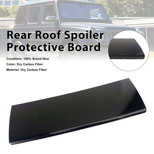 Carbon Fiber Rear Roof Spoiler Protective Board Fit Benz W463A W464 2019-2023