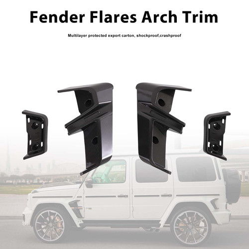Dry Carbon Fender Flares Arch Trims Fit Mercedes Benz W464 B700 B800 2019+ Wide