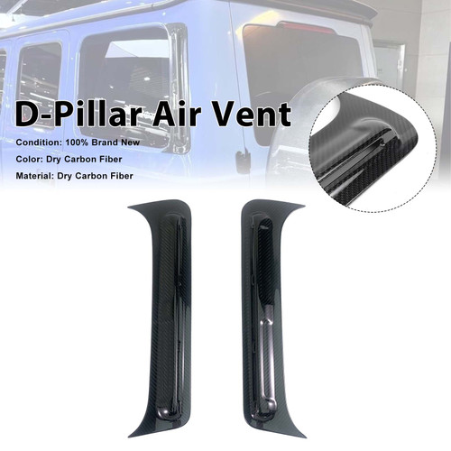 Carbon Fiber M-Style D-Pillar Air Vents Fit Mercedes G-Class W464 W463A 2019+