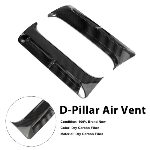 Carbon Fiber LM-Style D-Pillar Air Vents Fit Mercedes G-Class W464 W463A 2019+