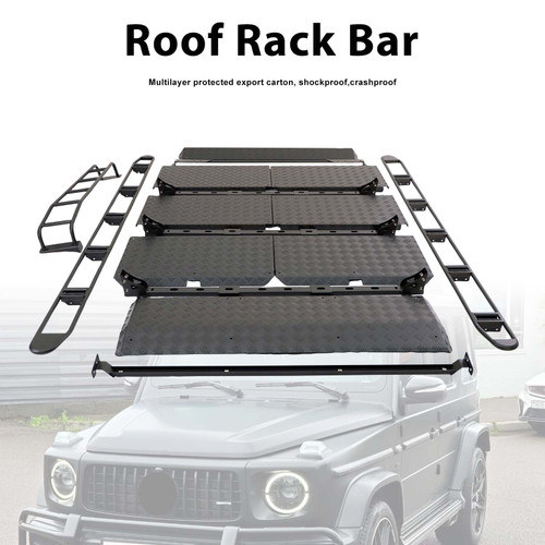 Roof Rack Rail Cross Bar Luggage Fit Benz G Class W463A W464 With Ladder