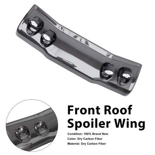 Adventure style Front Roof Spoiler Wing Fit Benz G-Class W464 2019-2023 W/Led