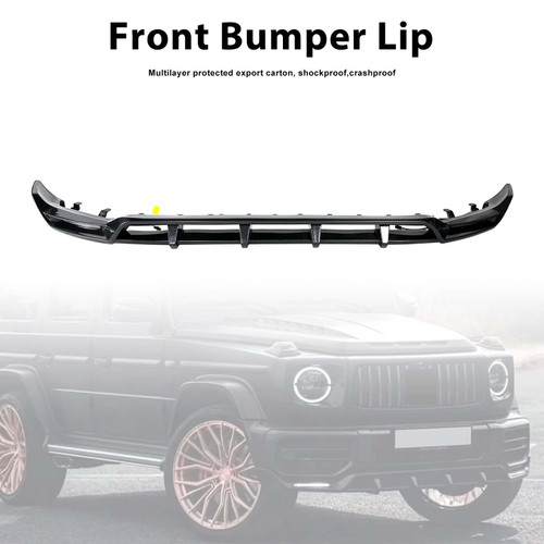 Dry Carbon Front Bumper Lip Fit Mercedes Benz G-Class W464 W463A 2019-2023
