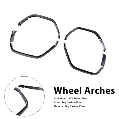 Dry Carbon Front Rear Wheel Arches Fit Mercedes Benz W464 B900 2019-2023 Wide