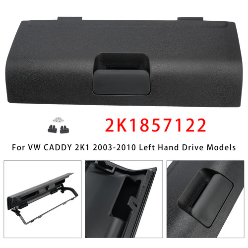 Glovebox Compartment Cover 2K1857122 Black For Vw Caddy 2K1 2003-2010