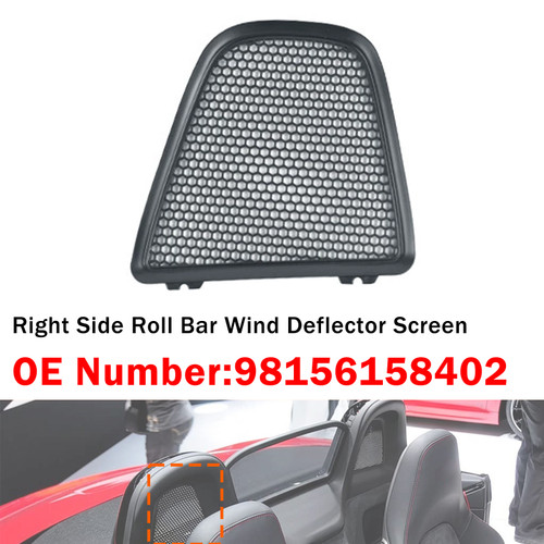 Right Side Roll Bar Wind Deflector For Porsche 982 718 Boxster 2017é?021