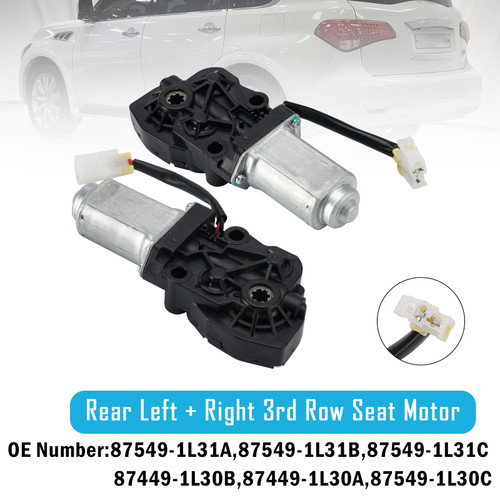 Rear Left+Right 3Rd Row Seat Motor 87449-1L30B For Infiniti QX56 QX80 2011-2017