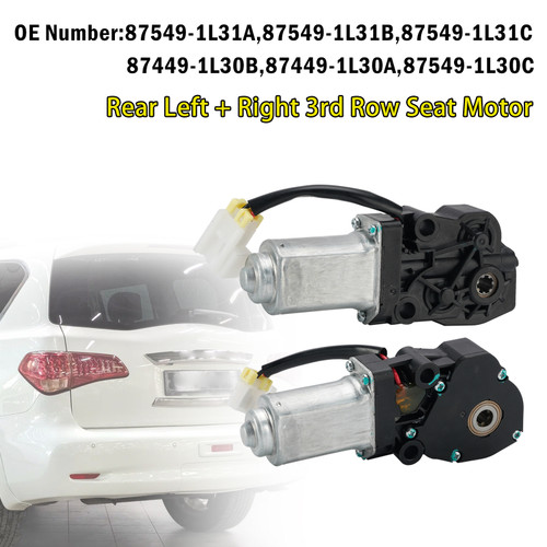 Rear Left+Right 3Rd Row Seat Motor 87449-1L30B For Infiniti QX56 QX80 2011-2017