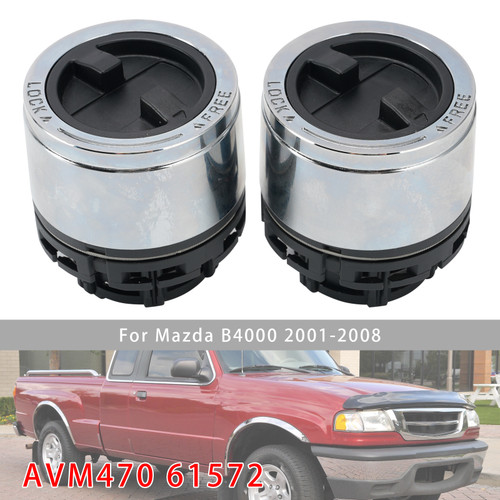 2PCS Locking Hubs 27 splines For Ford Ranger 1998-2000 Internal Mount Lock
