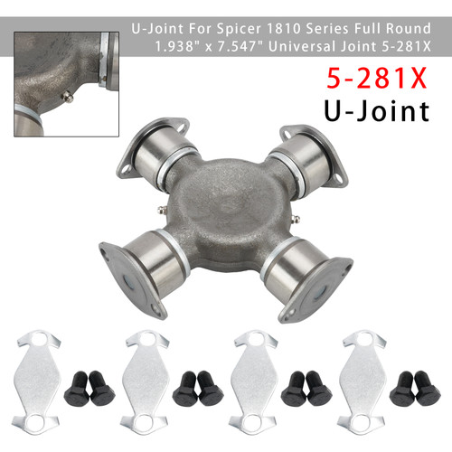 U-Joint For Spicer 1810 Series Full Round 1.938" x 7.547" Universal Joint 5-281X