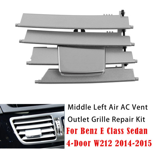 Middle Left Air AC Vent Outlet Grille Repair Kit For Benz E Class W212 2014-2015