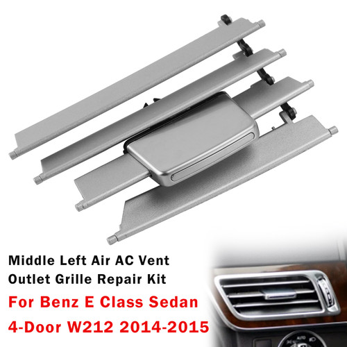 Middle Left Air AC Vent Outlet Grille Repair Kit For Benz E Class W212 2014-2015