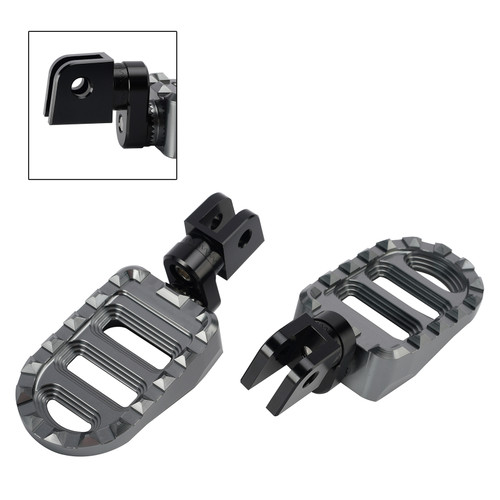 Front Footrests Foot Pegs fit for Honda NC750X NC750S 2016-2025 Gray