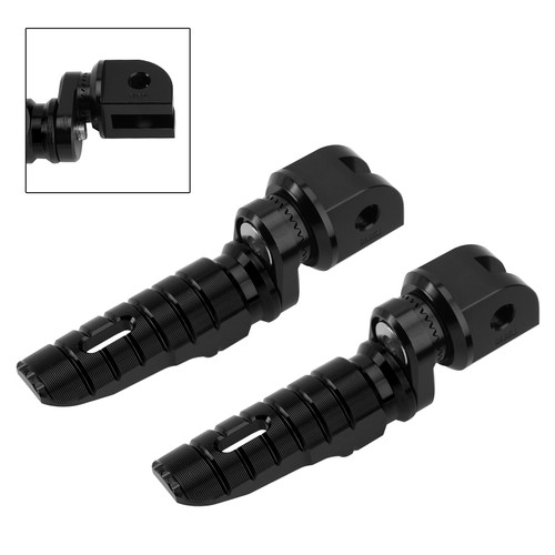 Front Footrests Foot Pegs fit for Speed 400 23-26 Thruxton 400 2026 Black
