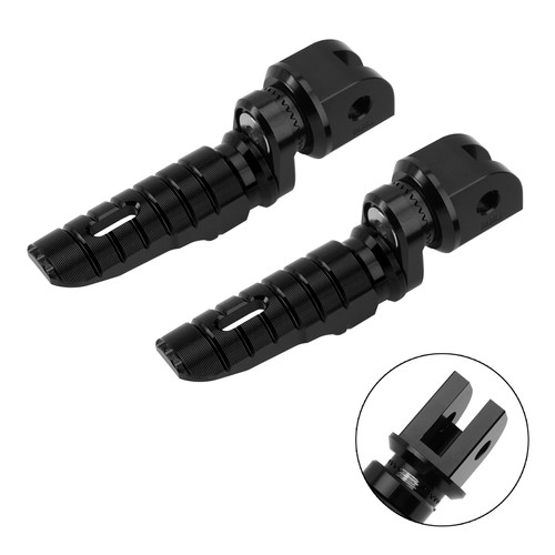 Front Footrests Foot Pegs fit for Speed 400 23-26 Thruxton 400 2026 Black
