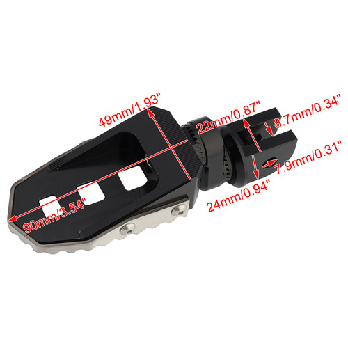 Front Footrests Foot Pegs fit for Speed 400 2023-2026 Thruxton 400 2026-