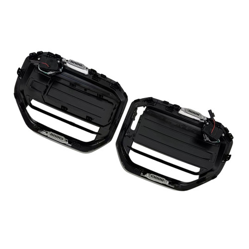 M50-Style Front Bumper Grill Grille Fit BMW X3 G45 2025+ Black W/LED Light