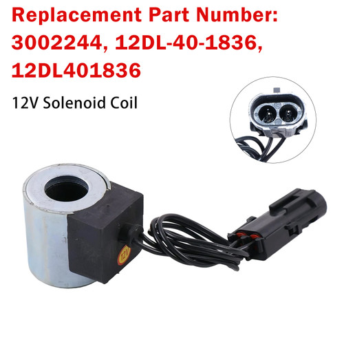 3002244 12v Solenoid Coil Fits For Hydac 12DL-40-1836 12DL401836