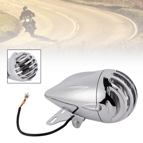 High&Low Beam Headlight Beam Fog Lamp Custom 6000Lm Fits For Racer Bobber