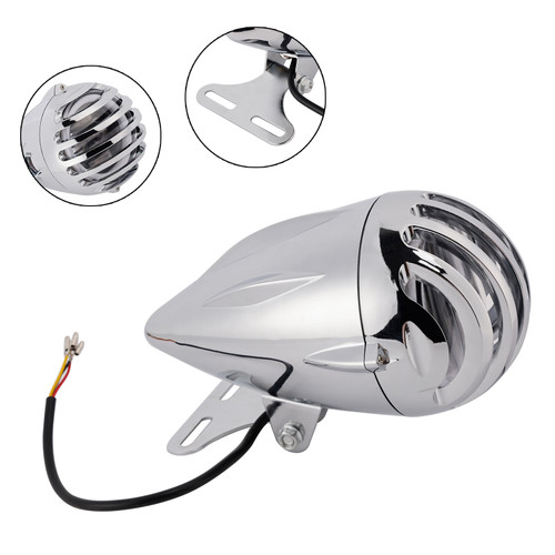 High&Low Beam Headlight Beam Fog Lamp Custom 6000Lm Fits For Racer Bobber