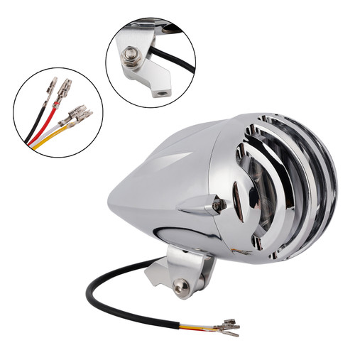 High&Low Beam Headlight Beam Fog Lamp Custom 6000Lm Fits For Racer Bobber