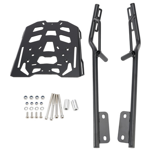 Black Luggage Rack Cargo Rear Carrier For Yamaha Tracer 700 / GT 2016-2020