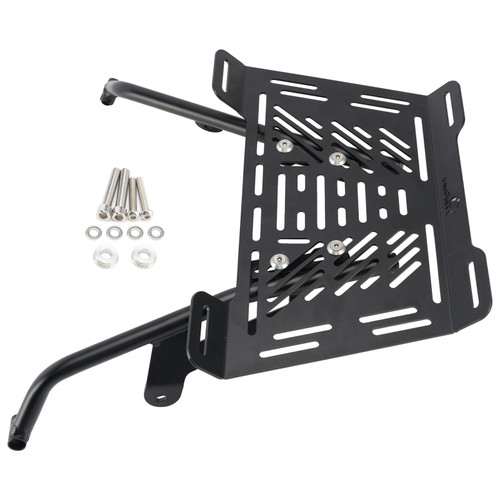 Black Rear Luggage Rack Enlargement Plate For Aprilia Tuareg 660 2022-2025