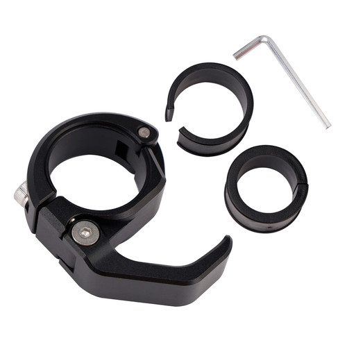 Hanger Helmet Hook Mounting Holder Black 22-25Mm Universal For Motorcycle Utv