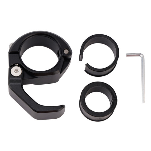 Hanger Helmet Hook Mounting Holder Black 22-25Mm Universal For Motorcycle Utv