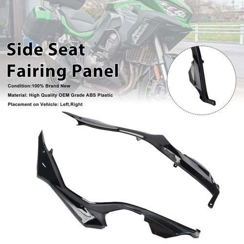 Side Seat Fairing Guards Cowl For Kawasaki Versys 1000 2019-2024 Black