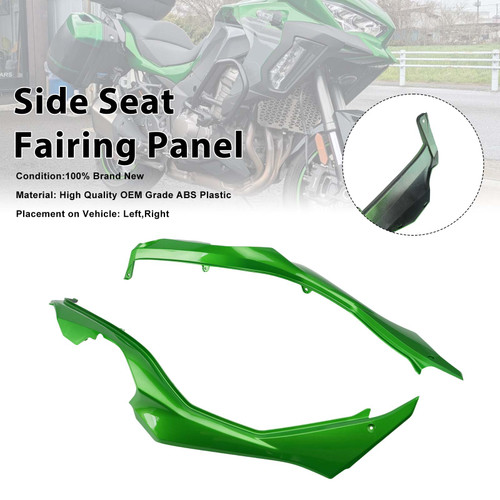 Side Seat Fairing Guards Cowl For Kawasaki Versys 1000 2019-2024 Green