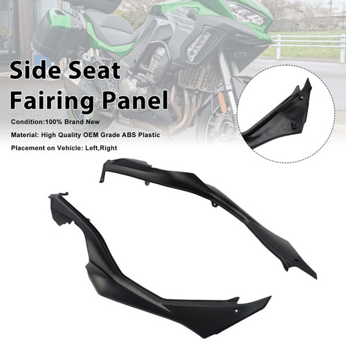 Side Seat Fairing Guards Cowl For Kawasaki Versys 1000 2019-2024 Matte Black