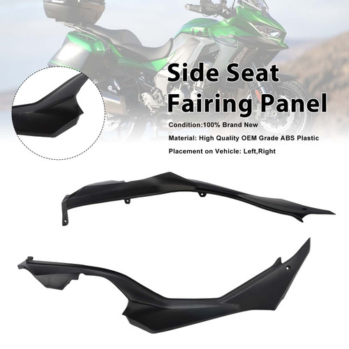 Side Seat Fairing Guards Cowl For Kawasaki Versys 1000 2019-2024 Matte Black