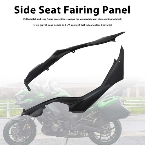 Side Seat Fairing Guards Cowl For Kawasaki Versys 1000 2019-2024 Matte Black
