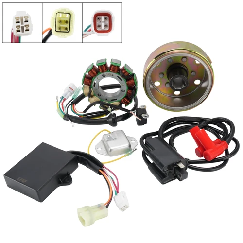 Stator Regulator CDI Box Ignition Coil Flywheel For Yamaha Banshee YFZ350 97-11