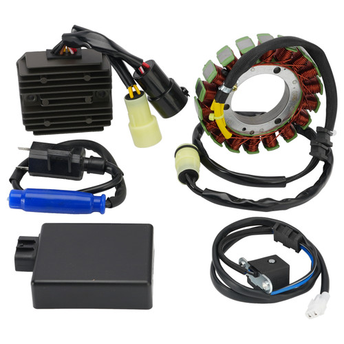 Stator Regulator CDI Box Ignition Coil For Kawasaki Prairie 400 KVF400 1999-02