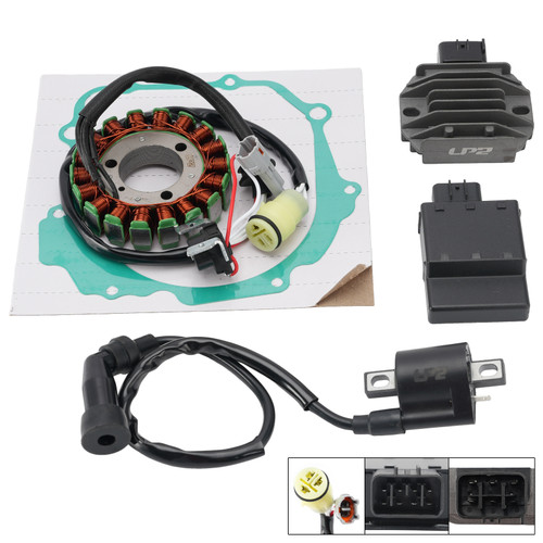 Stator Regulator CDI Box Ignition Coil Gasket For Yamaha YFM125 Grizzly 04-13